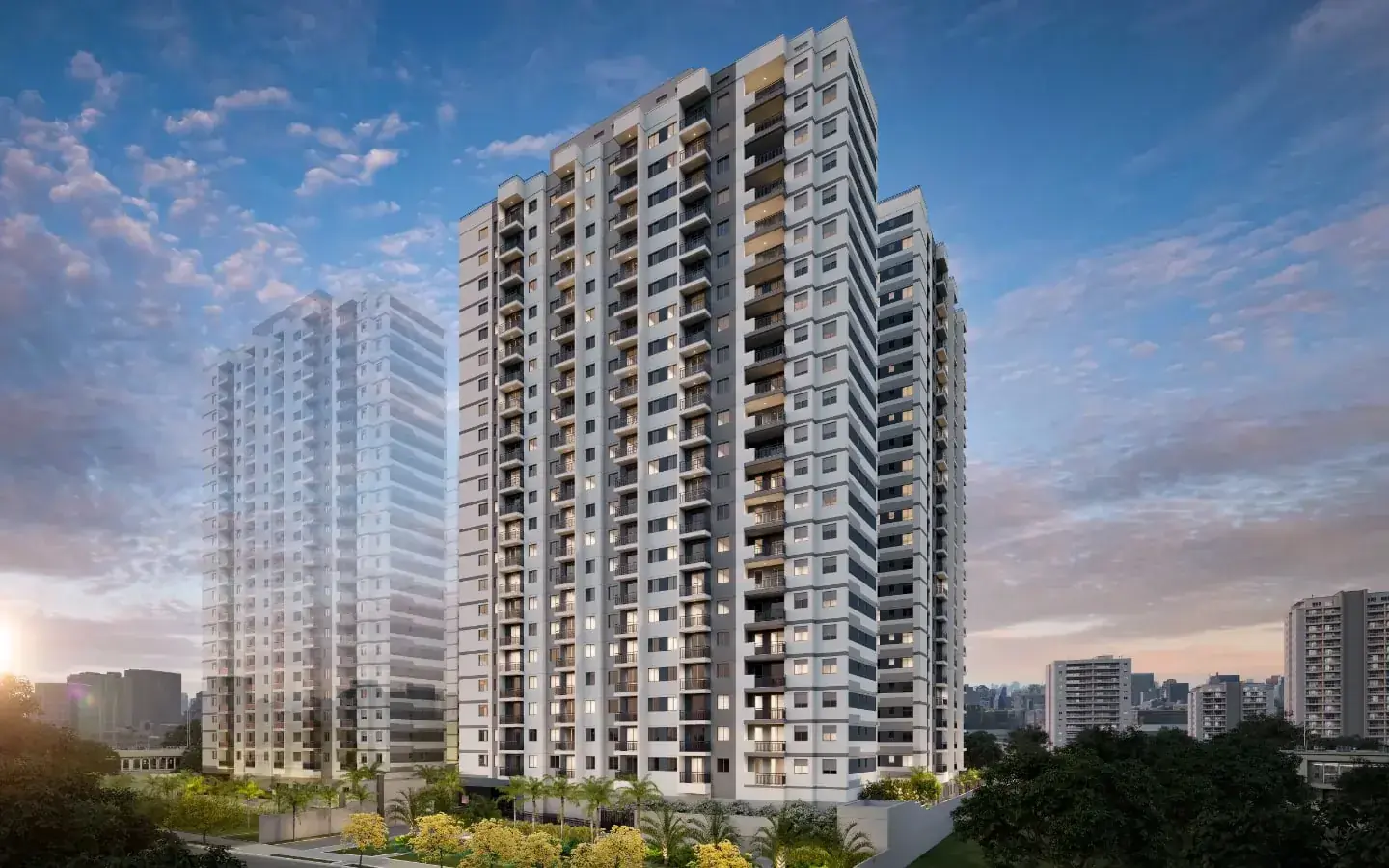 Perspectiva do empreendimento Cidade Lapa Perdizes